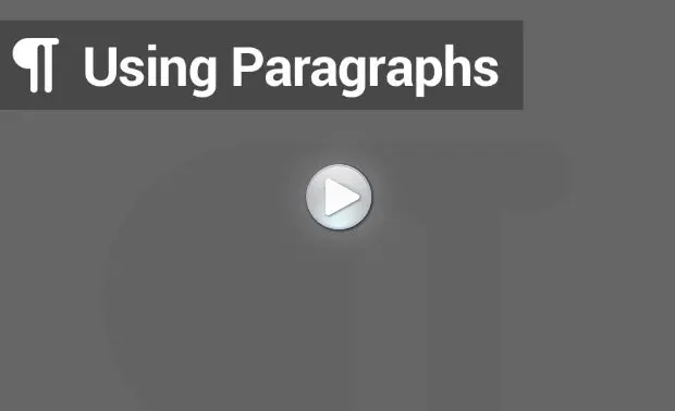 WordPress Classic Editor Using Paragraphs
