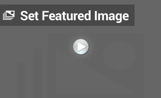 Set Featured Image in WordPress