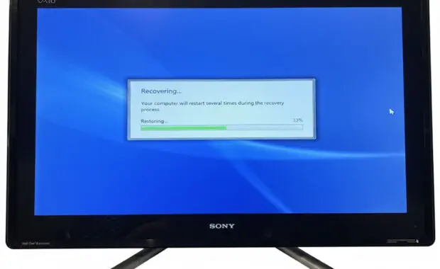 Sony-Viao-AIO Factory Recovery