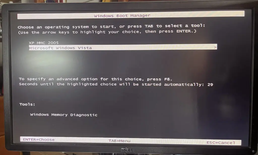 HP Pavilion a1640n Dual Boot VIsta, XP Pro