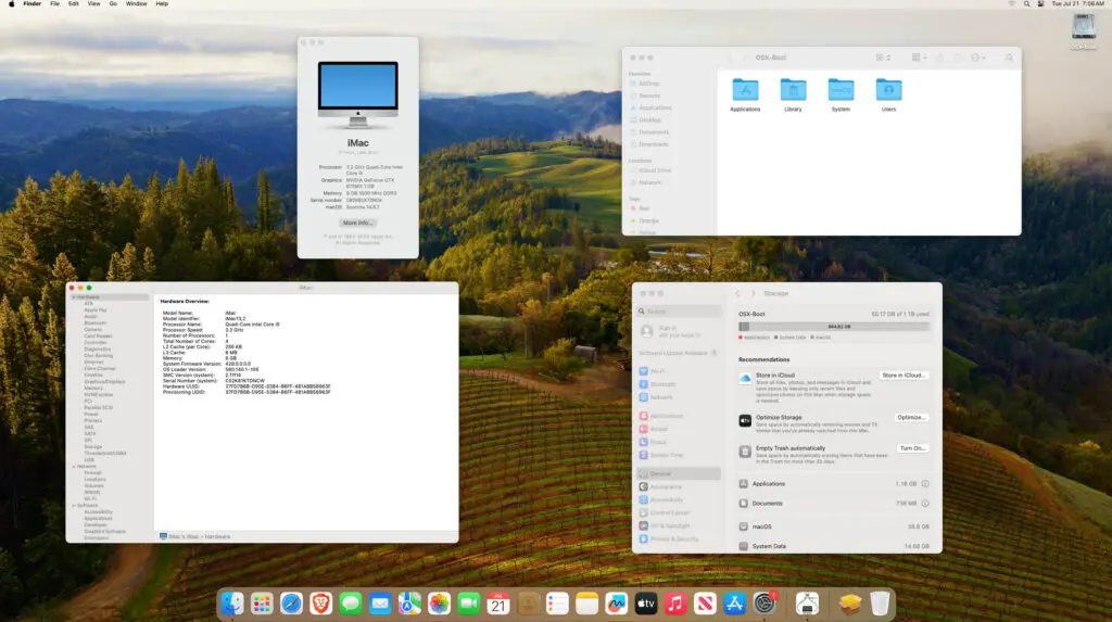 2012 iMac Sonoma Patcher Specs